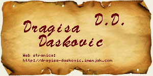Dragiša Dašković vizit kartica